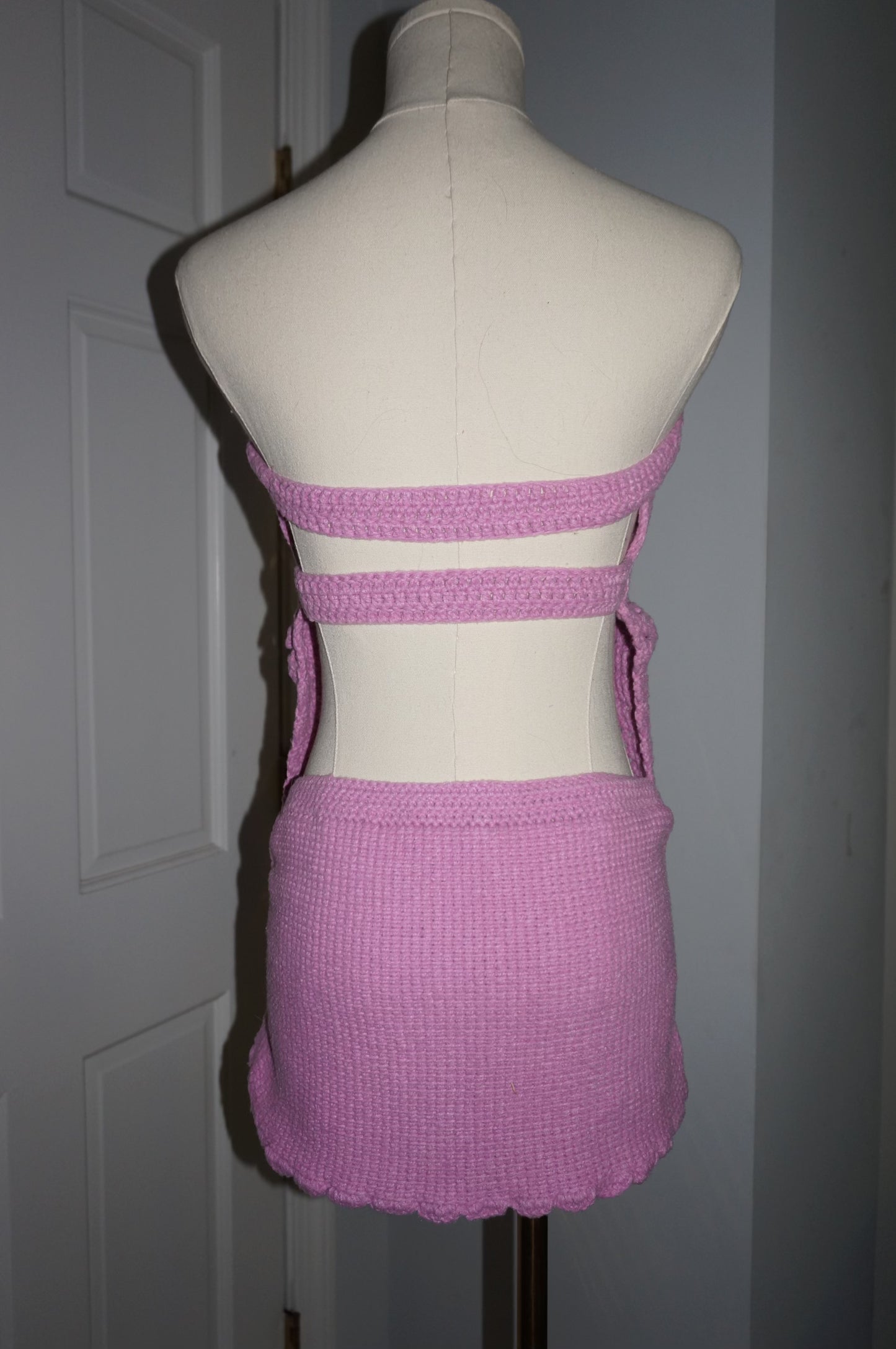 Ruffled Edge Mini Skirt