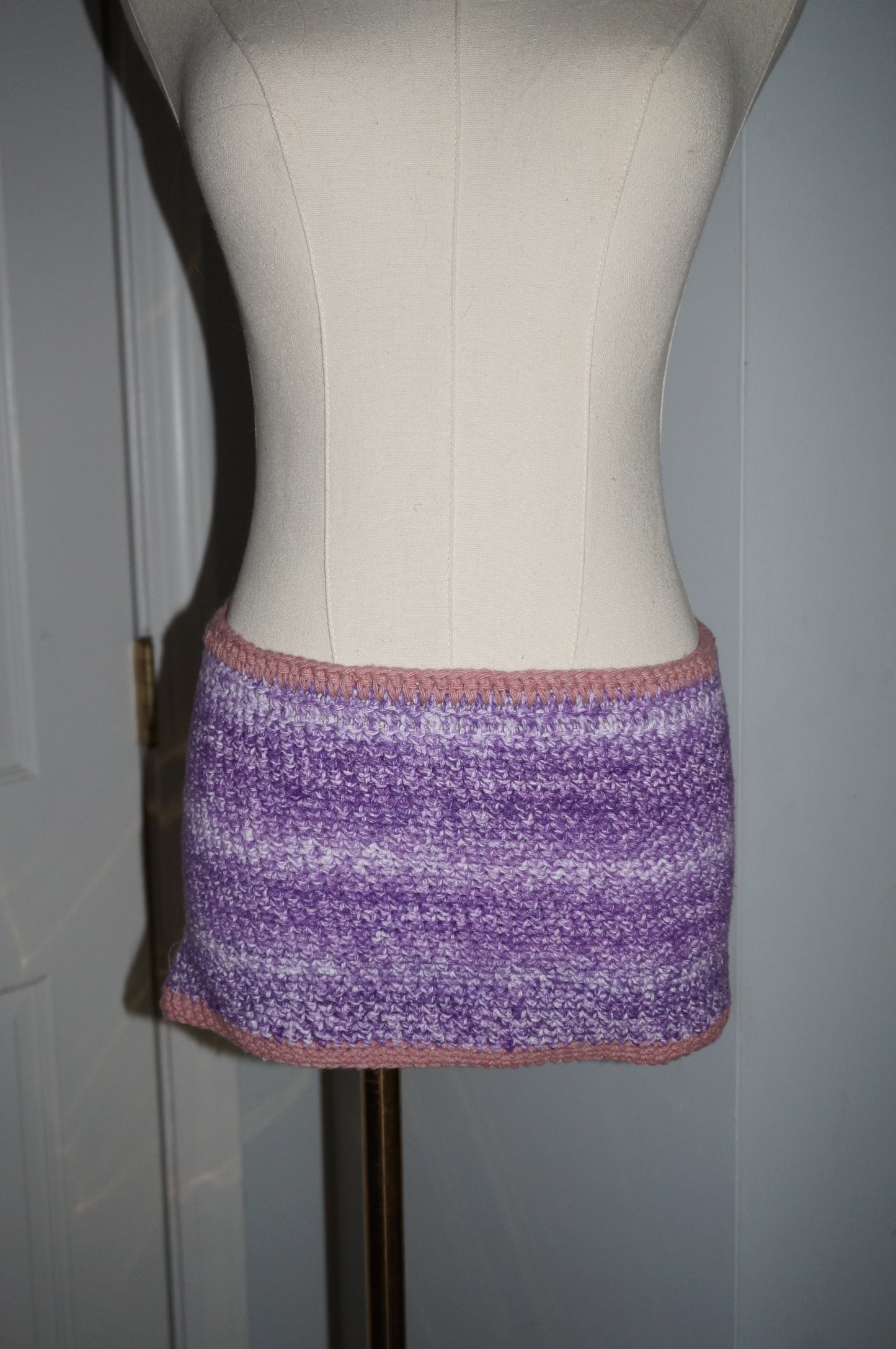 Slap Print Mini Skirt