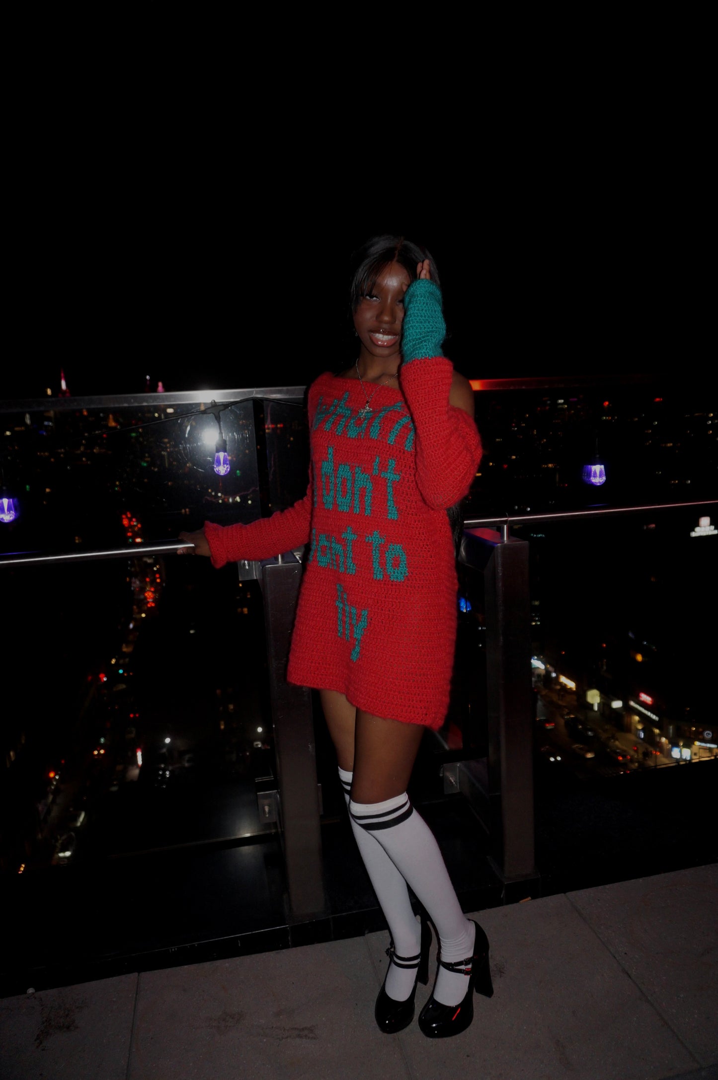 "What If I Don't Want To Fly" Crochet dress
