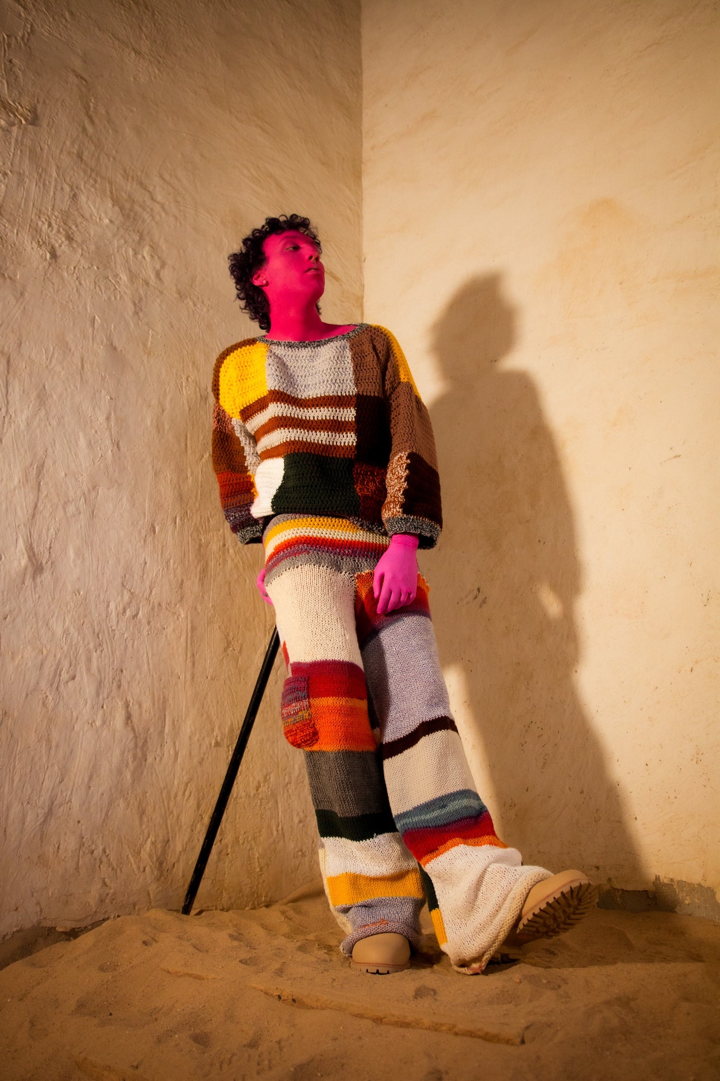 Patchwork Crochet Sweater